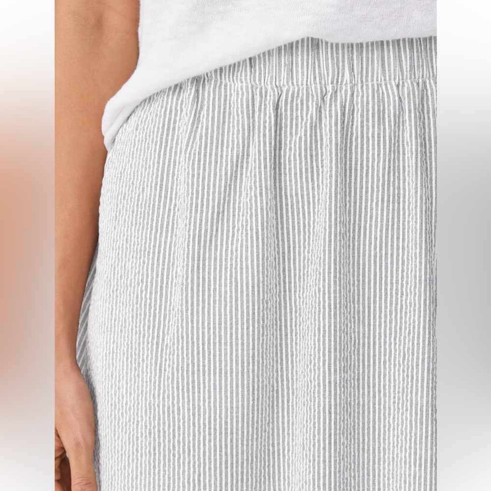 Eileen Fisher Organic Cotton Ripple Pocket Skirt size Small - Picture 5 of 9